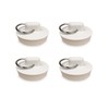 1-1/4"(28.5mm-35.2mm) White Drain Stoppers, Bath Sink Plug, Rubber Seal Plugs