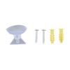 Black GU10 Bulb Holder Modern Lamp Base Metal Light Socket