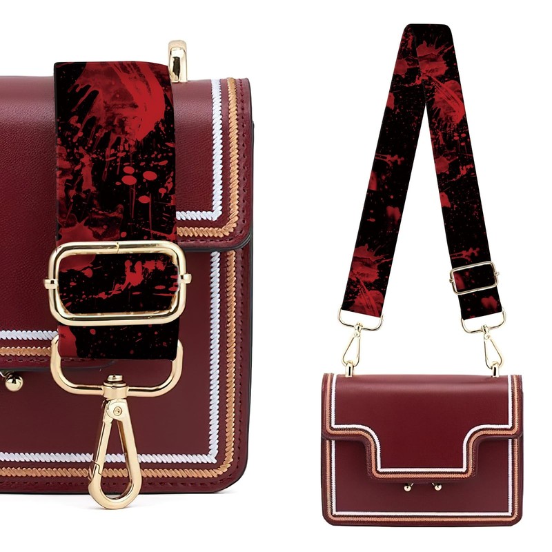 DZTLAO Wide Purse Strap Replacement Crossbody, Funny Shoulder Strap Adjustable,