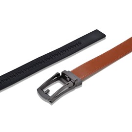 Mark Fred Regular Ratchet Belts for Men - Mens Ratchet Belt Brown Ratchet Belts for Men, Mens Adjustable Belt, Slide Belts for Men, Click Belt, Brown Belt Men 28 To 44 Inches – Brown