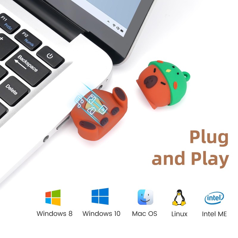 BORLTER CLAMP 16GB USB Flash Drive Cute Flash Drive in