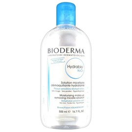 Bioderma Hydrabio H2O Cleansing and Moisturising Micellar Solution for Sensitive Dehydrated Skin 500 ml