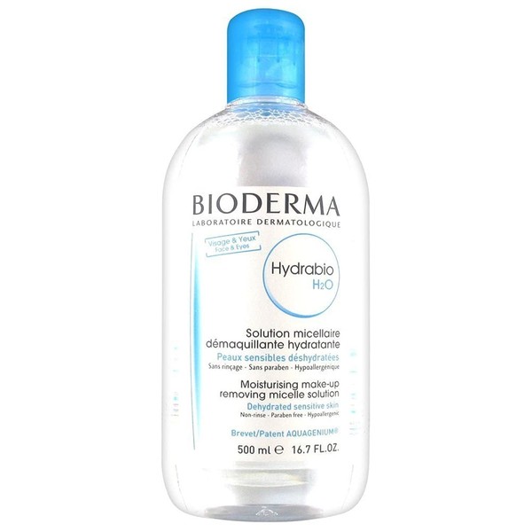 Bioderma Hydrabio H2O Cleansing and Moisturising Micellar Solution for Sensitive Dehydrated Skin 500 ml