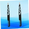 FOMIYES 3sets Quality Eyebrow Tweezer Trimmer Dual-use Makeup Tool Anti-slip