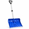 18-Inch Snow Shovel for Driveways and Walkways – Adjustable Aluminum