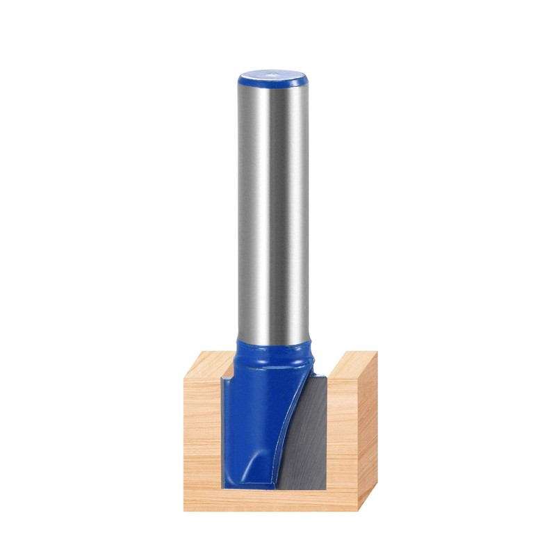 sourcing map 12mm Dia 8mm Shank Bottom Cleaning Router Bit,