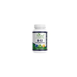 Natural Vitamins B12 1000mcg (Methylcobalamin), 100 Sublingual Tabs
