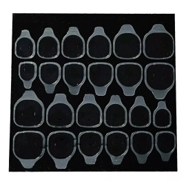 DDS COSMETICS Pegamento Transparente Para Uñas Press On Contra Agua 6pzs