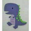 Cute Animals Dinosaurs Dino Palm Tree Sun Paper Die Cut