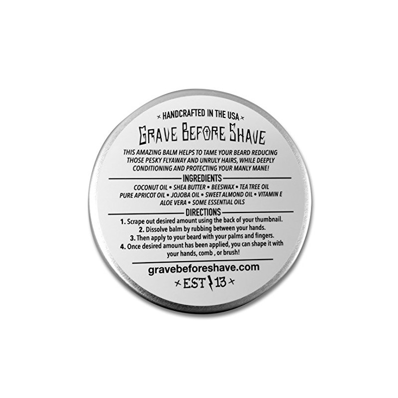 Grave Before ShaveTM Bay Rum Beard Balm (4 oz)