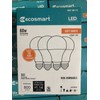 ECOSMART LED 9.5w A19 Bulb Replace equivalent 60w Incandescent /