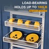 Clothink Over the Door Pantry Organizer 8 Tiers Hanging or