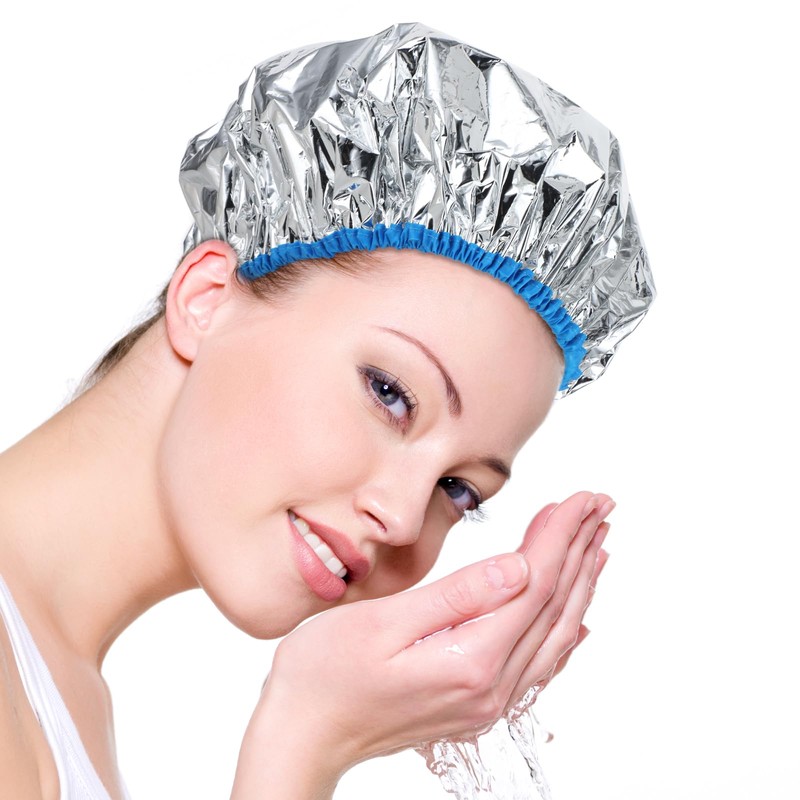2 Pcs Heat Cap for Deep Conditioning Hair Cap for