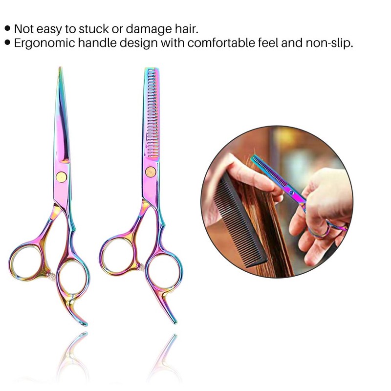 Professional Hair Cutting Scissors Stainless Steel Barber Salon Hairdressing Shear