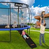 jumpfly Trampoline Slide Ladder Universal Trampoline Ladder with Handles Strong