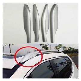 Roof Rack X-Trail, X-Trail, Rogue T32 2014-2021 Silver Roof Rack Luggage Rack Bar Rail End Cover Shell Cap Trim Car Roof Rack (1PCS Rear Right)