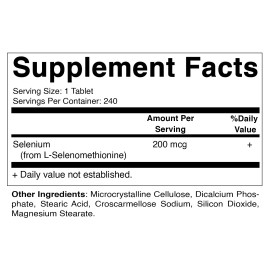 Vitamatic 2 Pack Vitamatic Yeast Free Selenium 200mcg - 240 Tablets