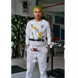 CHAILIQIANGG Transparent Apron Waterproof TPU with Pockets, Woman Man Work Apron Hairdresser with Strap, Kitchen Apron Chef Oil-proof and Easy Cleaning Apron Kitchen Apron, white, 120 cm