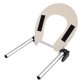 EBANKU Aluminum Face Space Holder, Universal Adjustable Headrest bed f (while)