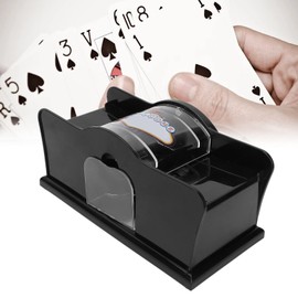 Yoidesu 2 Deck Hand Crank Card Shuffler, Poker Card Shuffler Manual for Blackjack Poker Omaha, Quiet, Easy to Use Manual Card Mixer, Poker Playing Card Casino Card Manual Shuffler