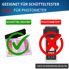 ALPHFA Rapid Test Tablets for Shake Tester - pH Value Phenol Red - DPD1 Free Chlorine - Water Tester Pool Tester - Shelf Life 10 Years (200)