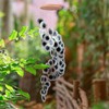 ART-CRAFT Capiz Shell Chain Garland Spiral Black and White as