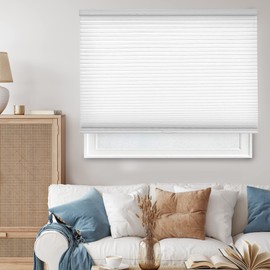 CHICOLOGY Cordless Cellular Shades Privacy Single Cell Window Blind, 29"W X 72"H, Morning Mist