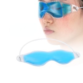 Gel Eye Mask Hot Cold Compress Pack Eye Therapy Reusable Ice Cooling Gel Sleeping Eye Mask Dark Circles with Eye Rings for Eye Comfort