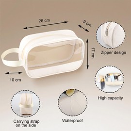 Scout Gift Scout Leader Inspired Clear Cosmetic Bag Girls Girl Power Gift Scout Mom Gift Scout Life Toiletry Bags (Honest MB UK2)