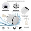 Pack of 2 Sink Plugs, 34-40 mm, Drain Drain Plug