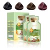 Natural Plant Bubble Hair Dye, for Grey Hair Color Chestnut