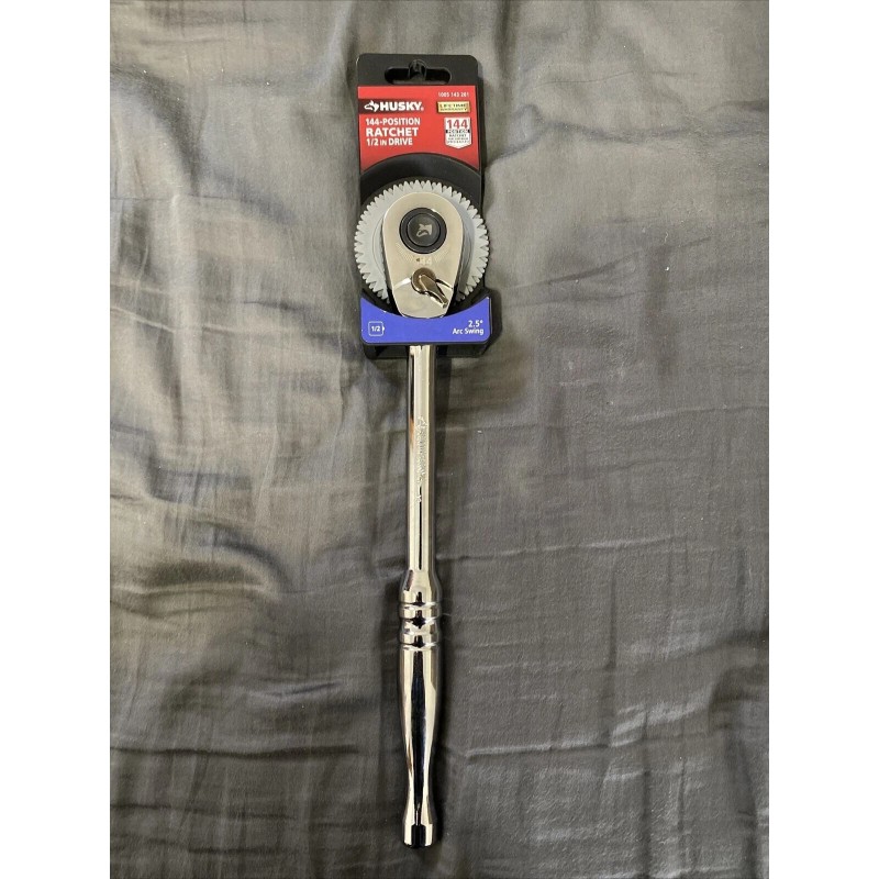 Husky 144-Position Ratchet 1/2" Drive 2.5 Deg Arc Swing #1005