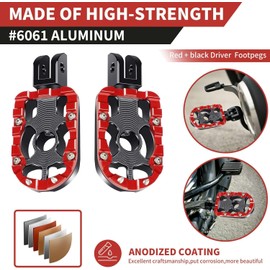 VPZMT Motorcycle Front Footpegs Fits for Harley Softail Street Bob Low Rider 2018-2023