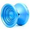 YoyoFactory Bullseye Yo-Yo - Orange/Turquoise (DNA Tricks, Metal Yoyo, Cord,