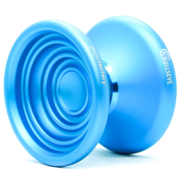 YoyoFactory Bullseye Yo-Yo - Orange/Turquoise (DNA Tricks, Metal Yoyo, Cord,