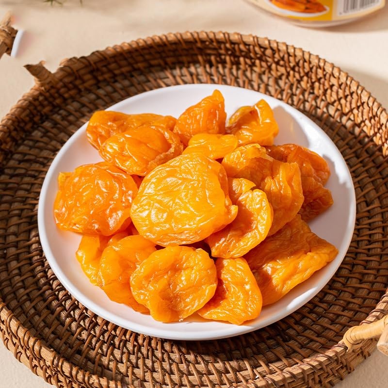 300g (10.58oz) Dried loquat with bamboo salt, seedless loquat, dried