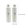 Zerodeko Church Holy Water Dispenser 2pcs Empty Holy Water Bottles,