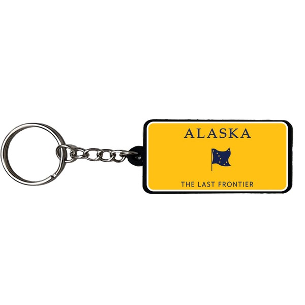 AMERICANPHOENIX Beautiful & Unique Alaska Keychain - USA Souvenir, Alaska