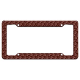 GRAPHICS & MORE Dragon Scales Pattern License Plate Tag Frame