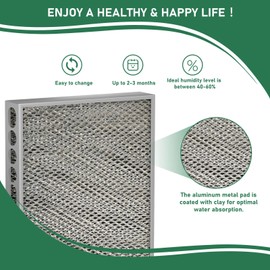 Carmerny 1099-20 Evaporator Pad Humidifier Vapor Water Filter Compatible with GeneralAire 1099 Humidifier Series Humidifier Replacement Evaporator Pad Media Filter 1099-20 GF # 7047 2-Pack