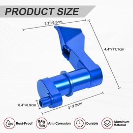Proyoureye Billet Aluminum Parking Brake Lever for The Can-Am Ryker ACE 600/900 /Rally Edition/Sport（2015-2025）| Parking Brake Lock Thumb Lever (Blue)