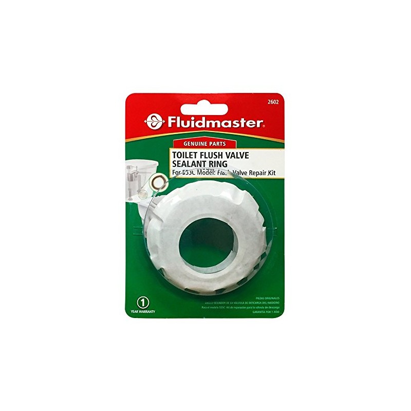 Fluidmaster 2602 Replacement Toilet Flush Valve Sealant Ring for 555C