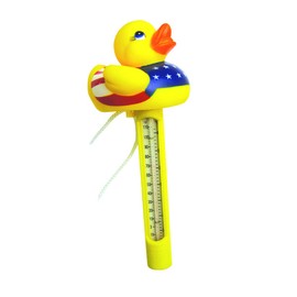 JED Pool Tools 20-206-D USA Floating Duck Thermometer , 3.5x10x3.5