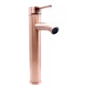 Cnx Mezcladora Monomando Para Lavabo Color Oro Rosado