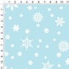 GRAPHICS & MORE Winter Snowflakes on Blue Gift Wrap Wrapping