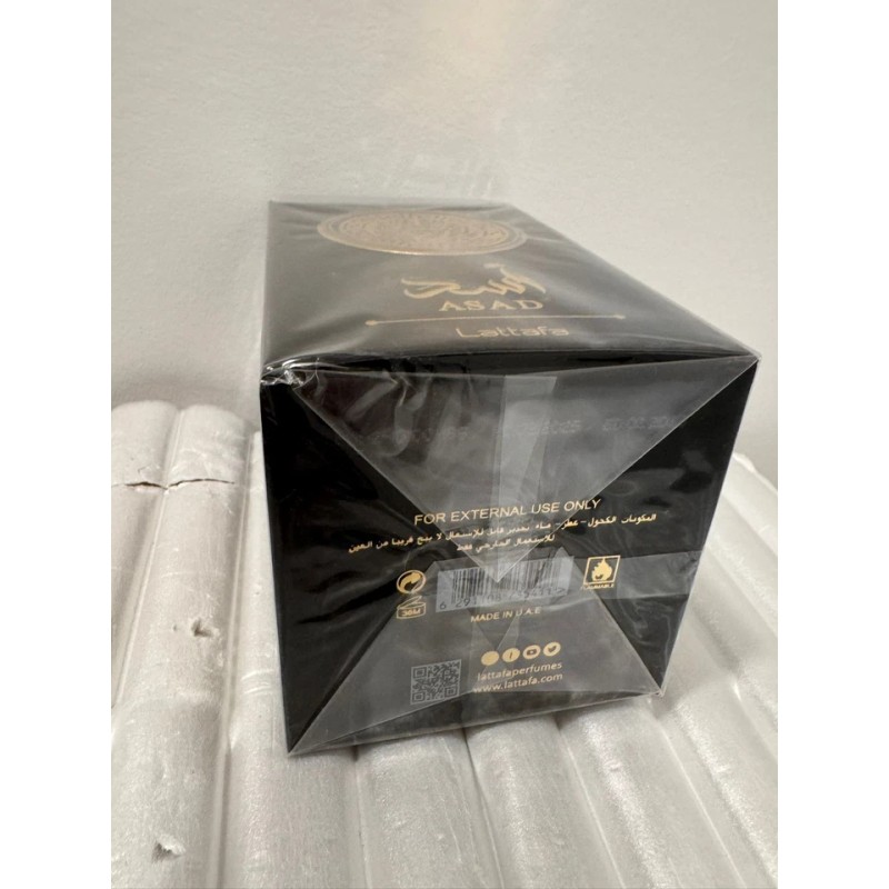 Asad by Lattafa perfume for unisex EDP 3.3 / 3.4