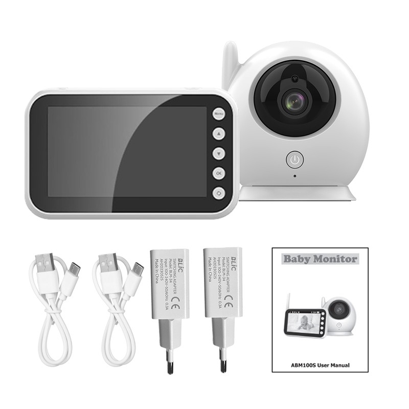 2.4GHz FHSS Monitor with Camera 720P 4.3 Inch LCD Screen