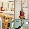 Guitar Wall Mount, Black Walnut Wood Guitar Hanger, U-Shaped Guitar