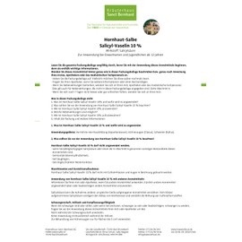 Sanct Bernhard Callus Ointment with 10% Salicylic Vaseline 2 x 90 g