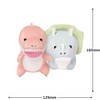 Nico Sew Key Chain Keychain T-Rex Triceratops